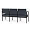 Lesro Lenox 3 Seat Tandem Seating W/ Arms, 64.5 in W 24.5 in L 32 in H LS3103 - alternate 2